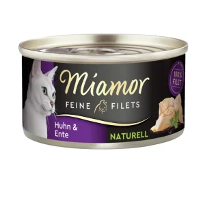 Aktuell Sparpaket 24 x 80 g Miamor Feine Filets Naturell Huhn & Ente Katzen Nassfutter